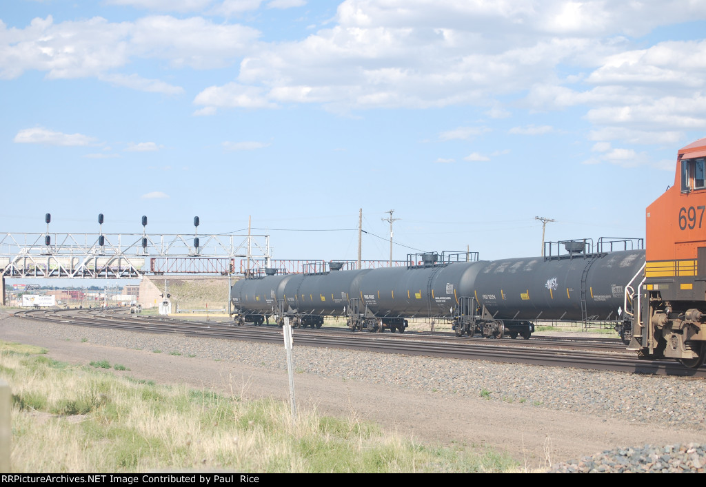 Passing Trains And BNSF Passing Over